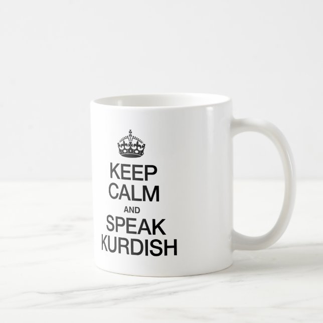 BEHÅLLANS LUGN OCH TALA KURDISH KAFFEMUGG (Höger)