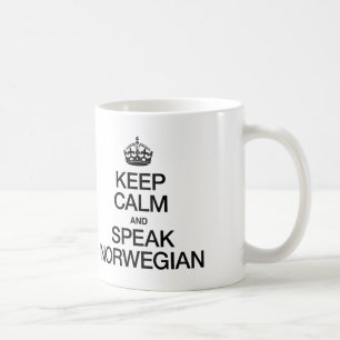 BEHÅLLANS LUGN OCH TALA NORWEGIANSKA KAFFEMUGG