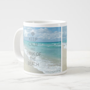 Behållans Lugn och Tänka av Beach Jumbo Mugg