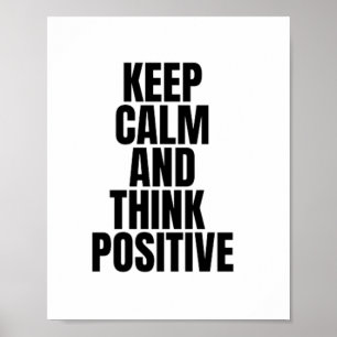 behållans lugn och tänka positiv poster