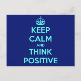 BEHÅLLANS LUGN OCH TÄNKA POSITIVT VYKORT