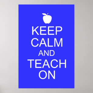 Behållans Lugn och TEACH On Poster