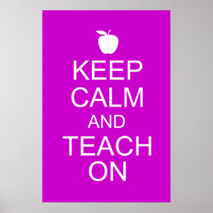 Behållans Lugn och TEACH On Poster