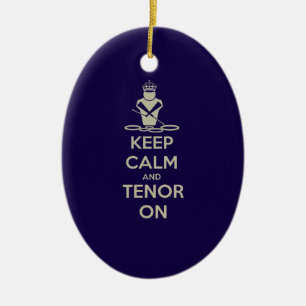 Behållans Lugn och Tenor On Julgransprydnad Keramik