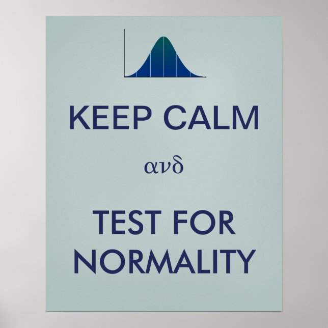BEHÅLLANS LUGN och test för normalstatistik Poster (Framsidan)