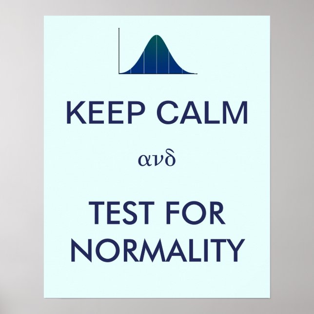 BEHÅLLANS LUGN och test för normalstatistik Poster (Framsidan)