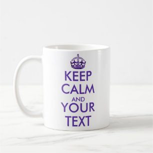 BEHÅLLANS LUGN OCH TEXTEN - Skapa din egen text Kaffemugg
