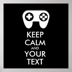 BEHÅLLANS LUGN OCH TEXTEN - Spelplatta Poster