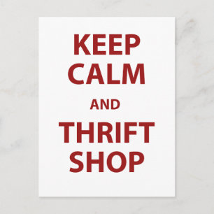 Behållans Lugn och Thrift Shop Vykort