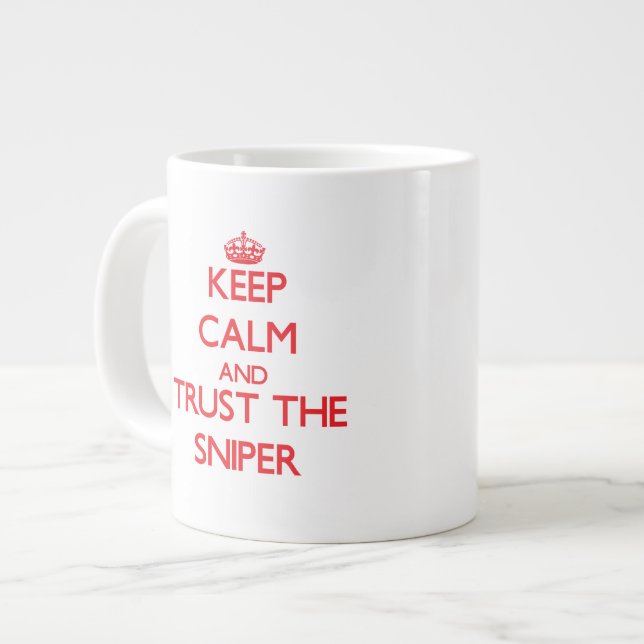 Behållans Lugn och tillit till Sniper Jumbo Mugg (Framsida vänster)
