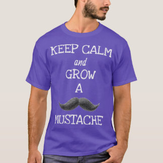 Behållans lugn och tillväxt av mustasch MovMember T Shirt