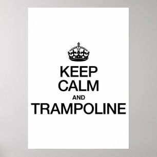 BEHÅLLANS LUGN OCH TRAMPOLIN POSTER