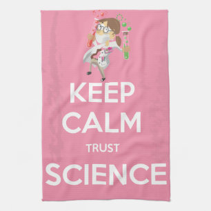 Behållans Lugn och Trust Science Kökshandduk