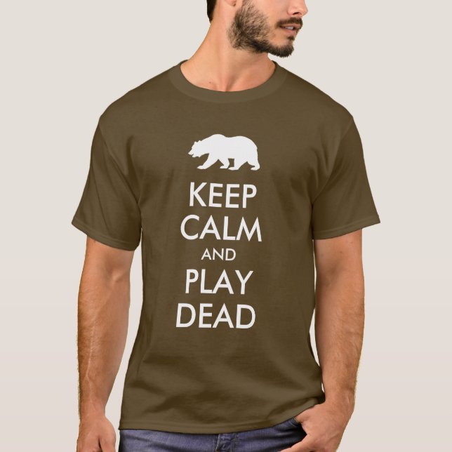 Behållans Lugn och uppspelningsdöd Tee Shirt (Framsida)