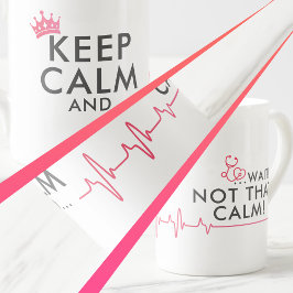 BEHÅLLANS LUGN OCH.. VÄNTA! INTE DEN LUGNEN! Lönsa Benporslin Mugg