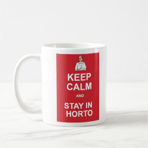 Behållans lugn och väntetid kaffemugg