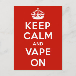Behållans Lugn och Vape On Vykort