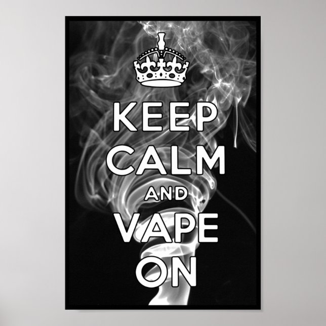 Behållans Lugn och Vape på Poster (Framsidan)