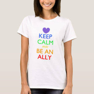 Behållans Lugn och vara en allians T Shirt