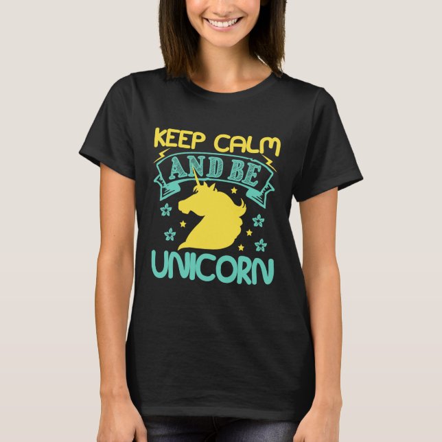 behållans lugn och vara enmajsgåva t shirt (Framsida)