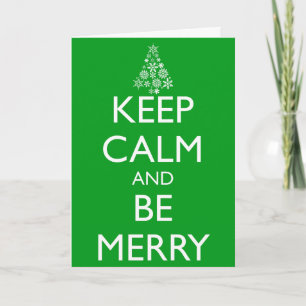 BEHÅLLANS LUGN OCH VARA MERRY Greeting Card Helgkort