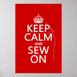 Behållans Lugn och Visa på (alla färg) Poster