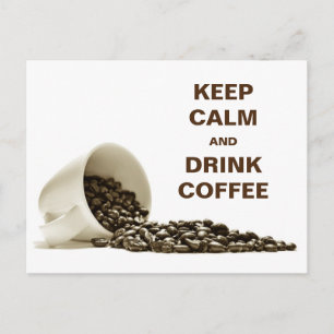 Behållans Lugn och vykort för kaffe