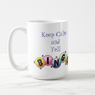 Behållans Lugn och Yell Bingo Kaffemugg