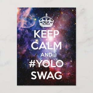 Behållans lugn och #yoloswag vykort