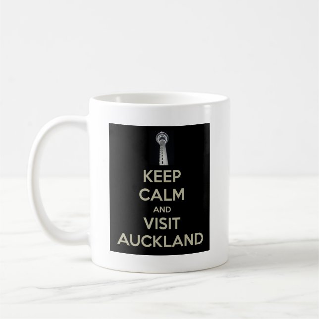 behållans lugn på auckland kaffemugg (Vänster)