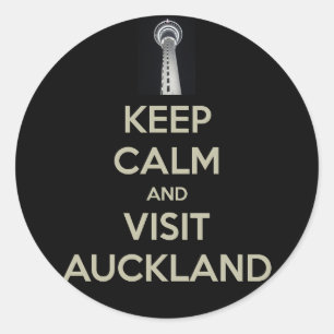 behållans lugn på auckland runt klistermärke