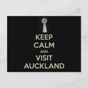 behållans lugn på auckland vykort