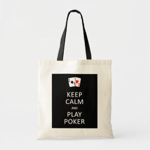 BEHÅLLANS LUGN & PLAY POKER-säck - välj stil & fär Tygkasse