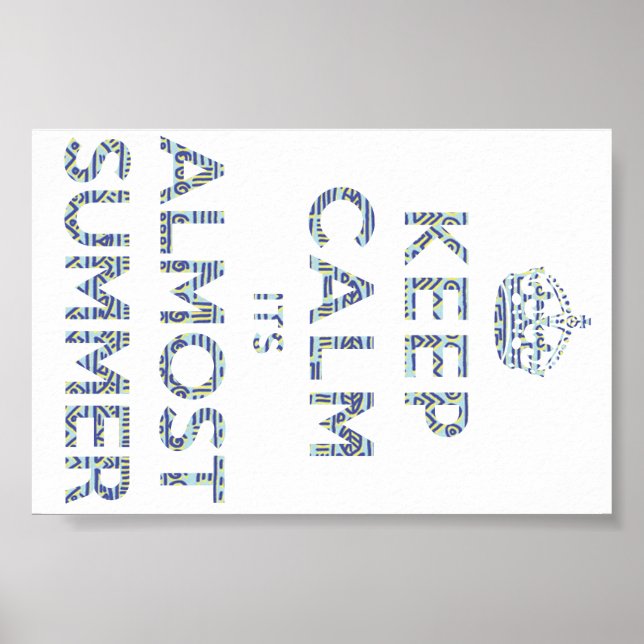 Behållans Lugn Poster nästan sommaren (Framsidan)