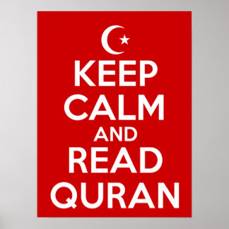 Behållans Lugn, Quran Poster
