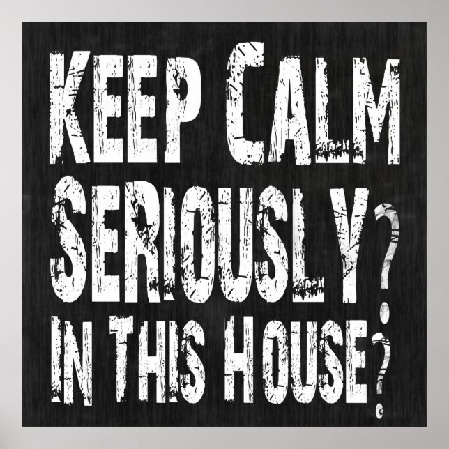 Behållans Lugn, seriöst? Poster (Framsidan)