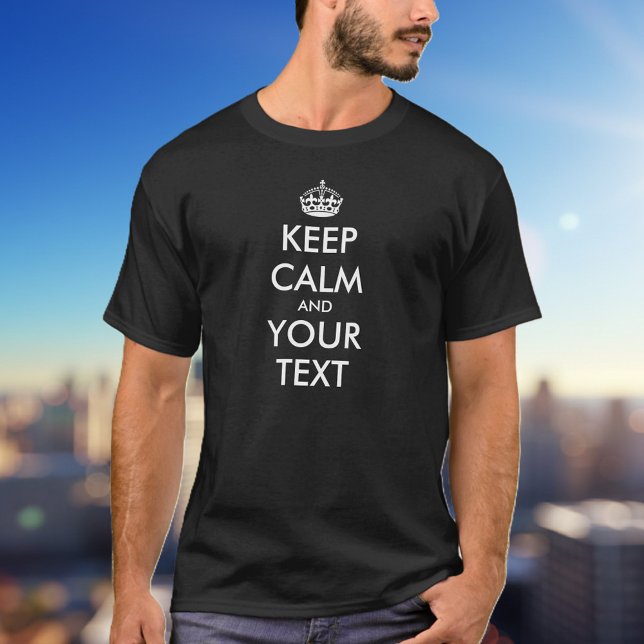 Behållans lugn t-shirt-tillverkare tee shirt (Custom keep calm t shirt)