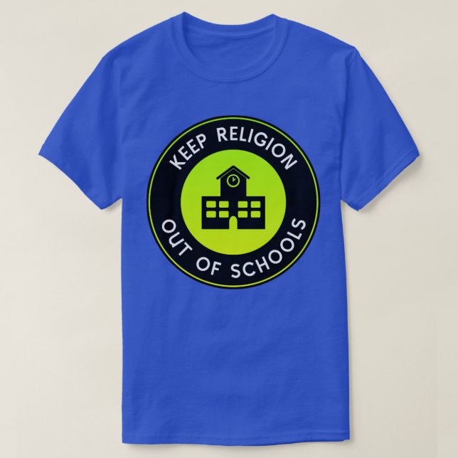 Behållans religion utanför Skolor T Shirt (Design framsida)