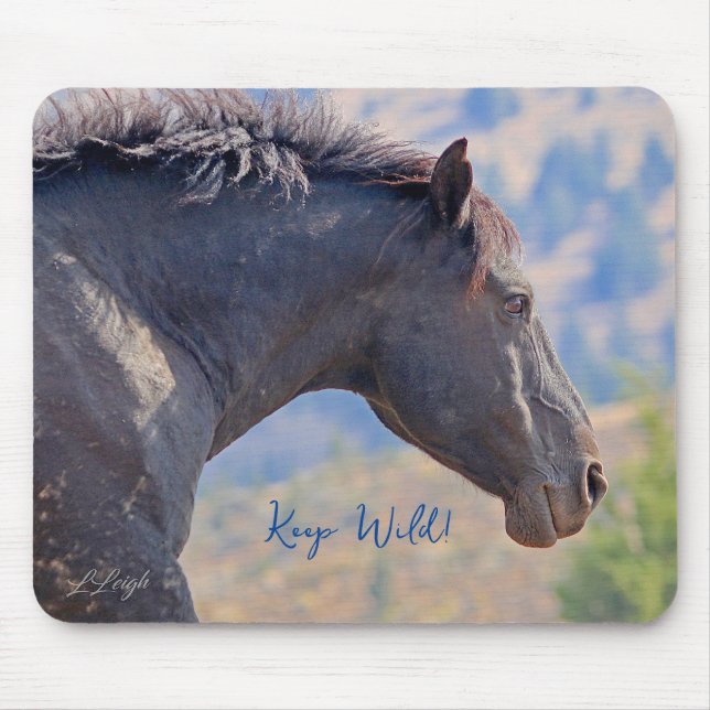 Behållans Vild! Vild Horse Mousepad Musmatta (Framsidan)