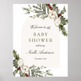Behållare för babykläder för Blommigten elegant Vi Poster