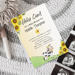 Behållare för spädbarn i gruppen Cute Cow Sunblomm Inbjudningar