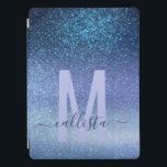 Behållare för svart pastel Blue Triple Glitter Omb iPad Pro Skydd<br><div class="desc">Den här eleganten, glamoreringen och chicen är perfekt för trendiget och snyggtens giriga flicka. Den har en faux tryckt glatt marin blå glitter i periwinkle blue till pastellblå övertoningsmbre. Den är modern, söt, giftig, unik och coola. Anpassa med ditt personlig monogram och börja med det. ***VIKTIG DESIGN-ANMÄRKNING: Om du vill...</div>