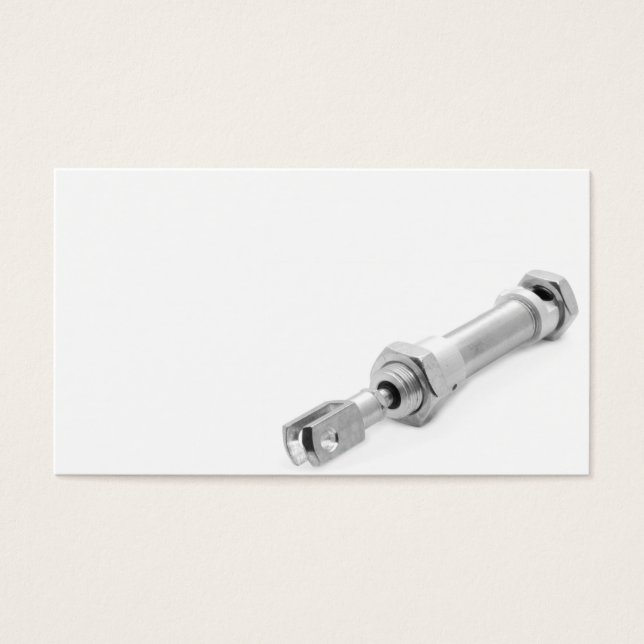 Behållare med luft-motor visitkort (Framsidan)