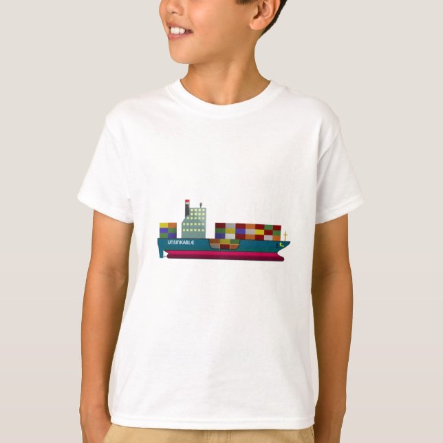 Behållarefrakt T-shirt (Framsida)