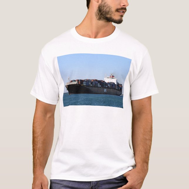 Behållarelastfartyg 6 t-shirt (Framsida)
