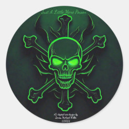 Behållarklister av James Michael Miller Runt Klistermärke