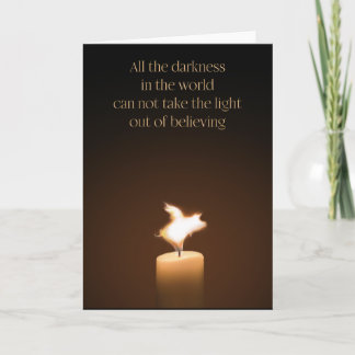 Behållarkort för ljus i Gris Kort