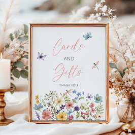Behållarkort och gåvor från Wildblomsterflugan Poster