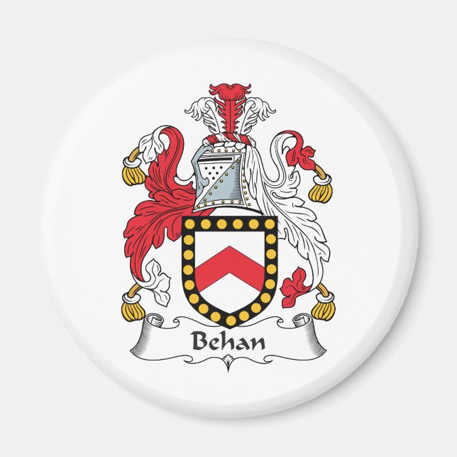 Behan Family Crest Magnet (Framsidan)