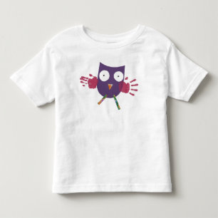 Behändig uggla - småbarn tee shirt